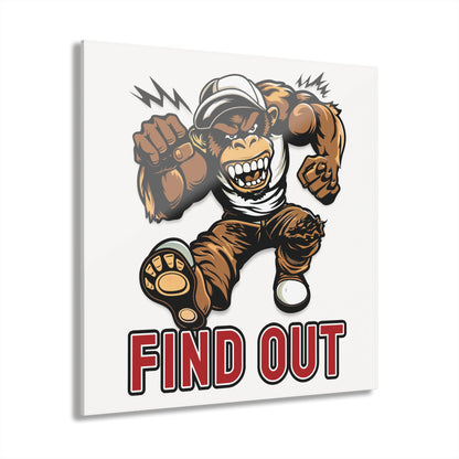 "Find Out", Acrylic Wall Prints (French Cleat Hanging) (Porcelain White)