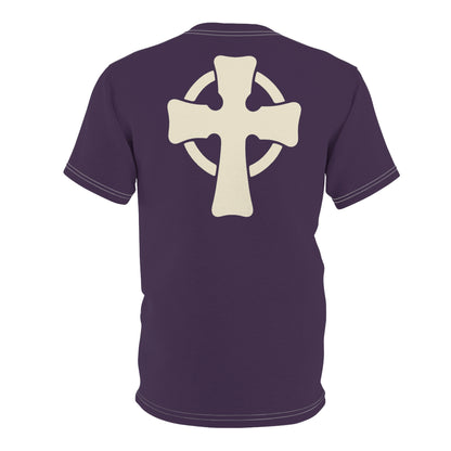 "Retro Jesus", Unisex T-shirt (Acai Berry)