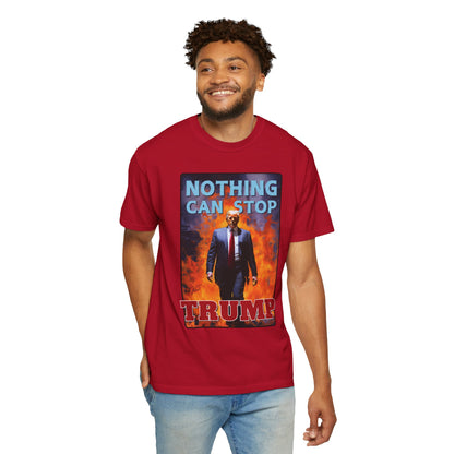 "Nothing Can Stop Trump", Unisex T-shirt (Dark Colors)