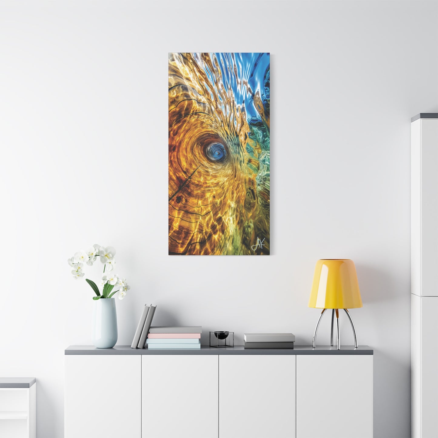"Tide Hollow – Eye of the Coast", Fine Art Matte Canvas, Stretched, 1.25"