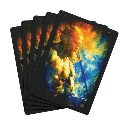 "King Godred Crovan - The Man", Fine Art Playing Cards (Void Black)
