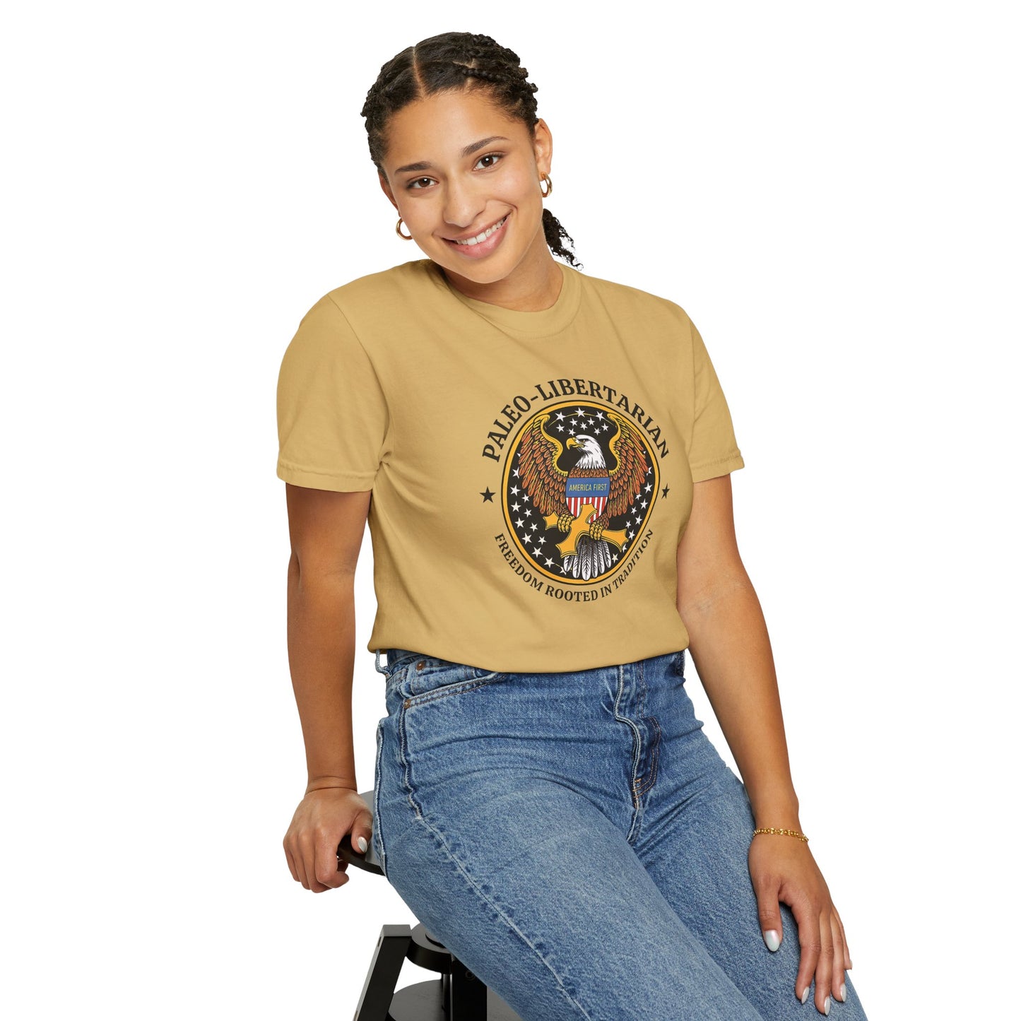 "Paleo-Libertarian" #01, Unisex T-shirt (Light Colors)