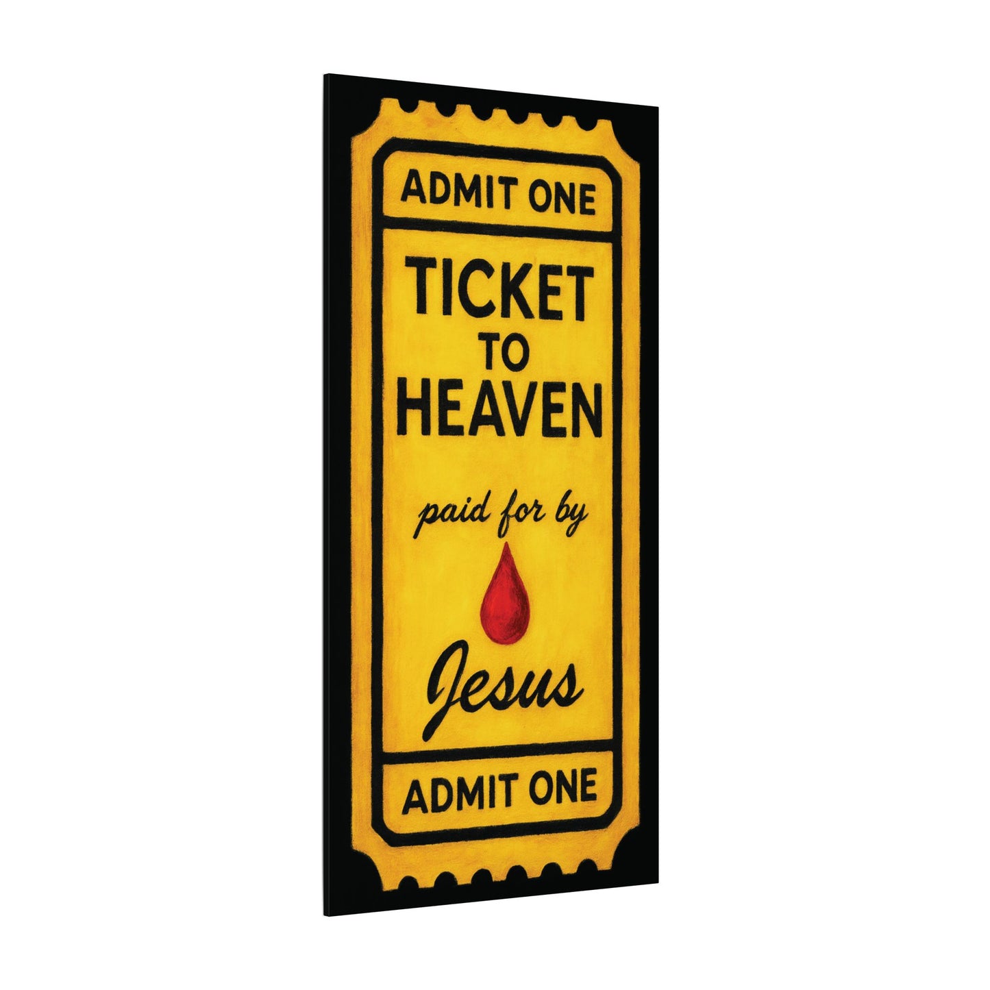 "The Golden Ticket", Matte Canvas Fine Art Print