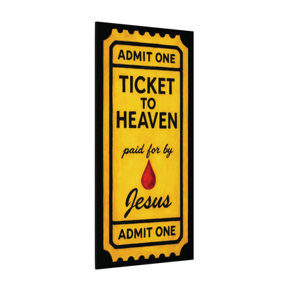 "The Golden Ticket", Matte Canvas Fine Art Print