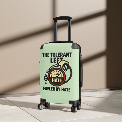 "The Tolerant Left", Suitcase (Soft Lime Green)
