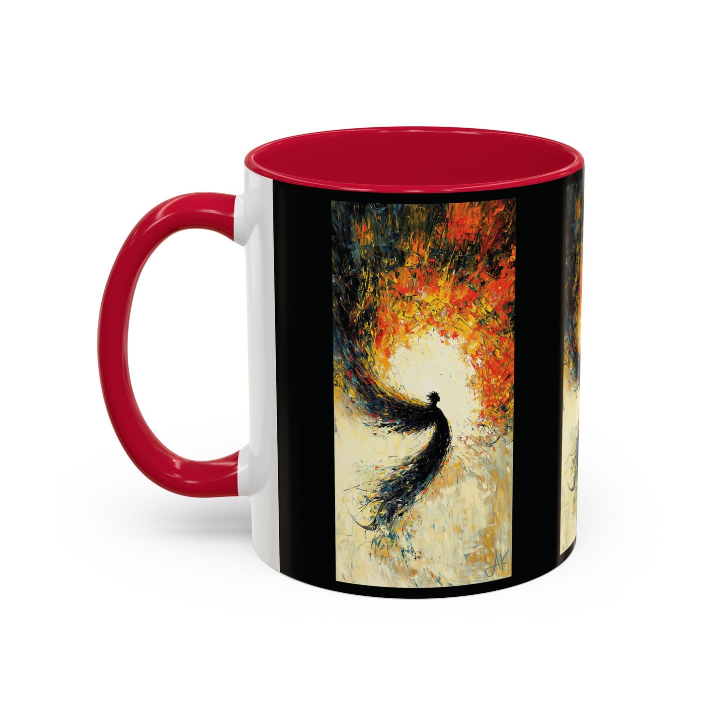 "Seraphic Aegis", Colorful Mugs (11oz, 15oz)