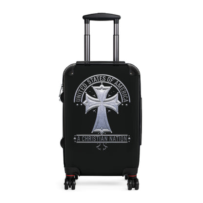 "USA - A Christian Nation" #02 Suitcases (Black)
