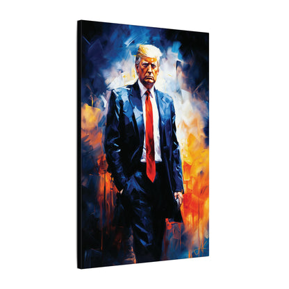 "Trump Portrait No. 22", Stretched Matte Canvas Fine Art Print