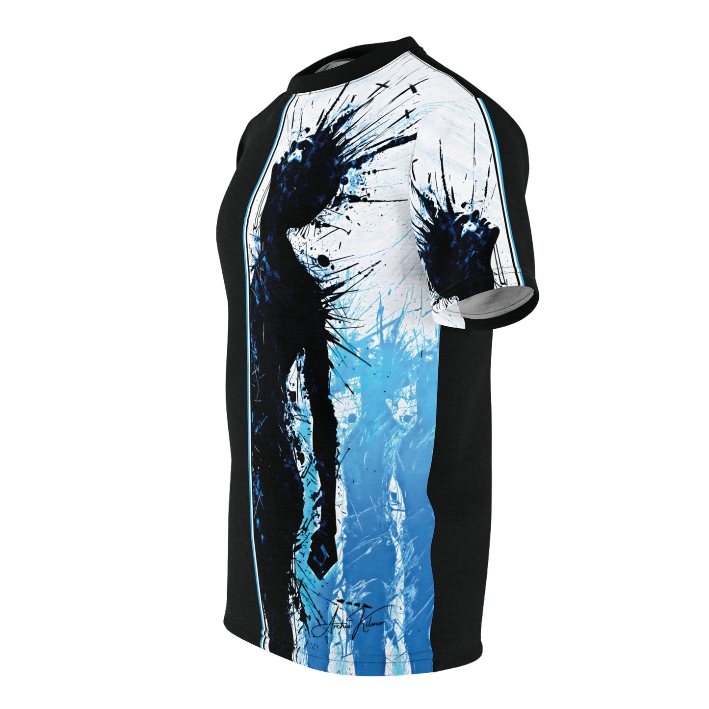 "Reborn in Light", Unisex Cut & Sew Tee