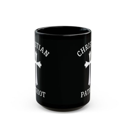 "Christian Patriot" #04, Black Mug (11oz & 15oz)