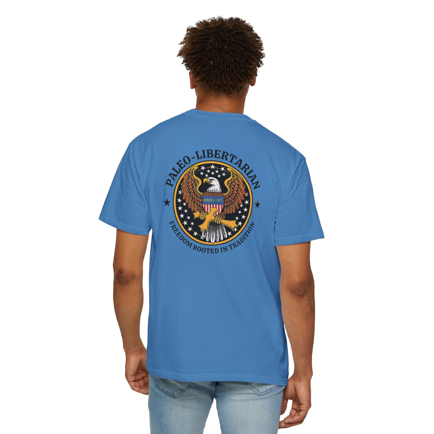 "Paleo-Libertarian" #01, Unisex T-shirt (Light Colors)