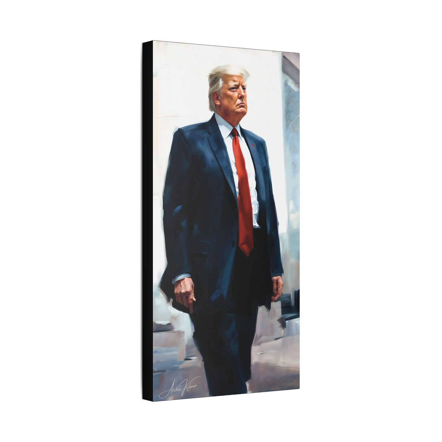 "Trump Portrait" #11, Stretched Classic Canvas Fine Art Print
