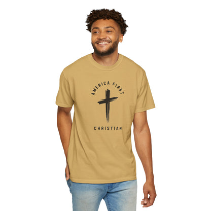 "America First Christian" #05, Unisex T-shirt (Light Colors)