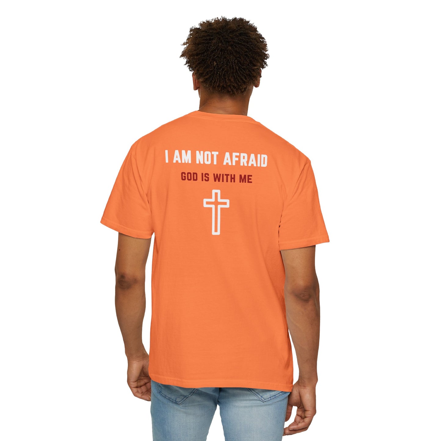 "I am not Afraid", Unisex T-shirt (Dark Colors)