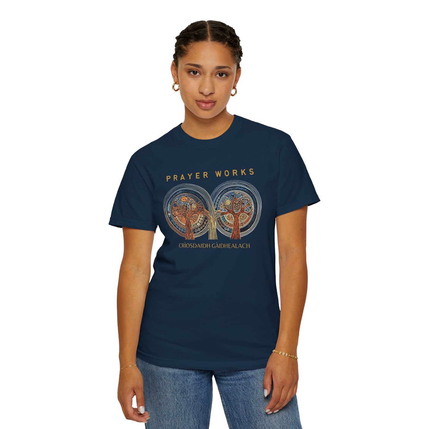 "Prayer Works - Criosdaidh Gàidhealach", Unisex T-shirt