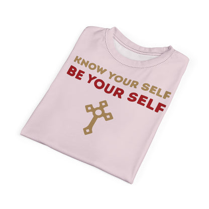"Know Your Self", Unisex T-shirt (Pink Tutu)
