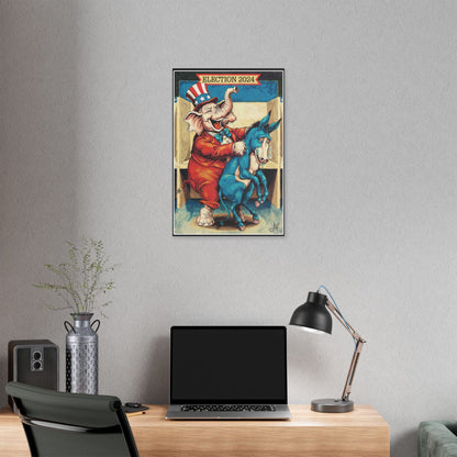 "MAGA Spanked the Donkeys 2024", Stretched Classic Canvas Print
