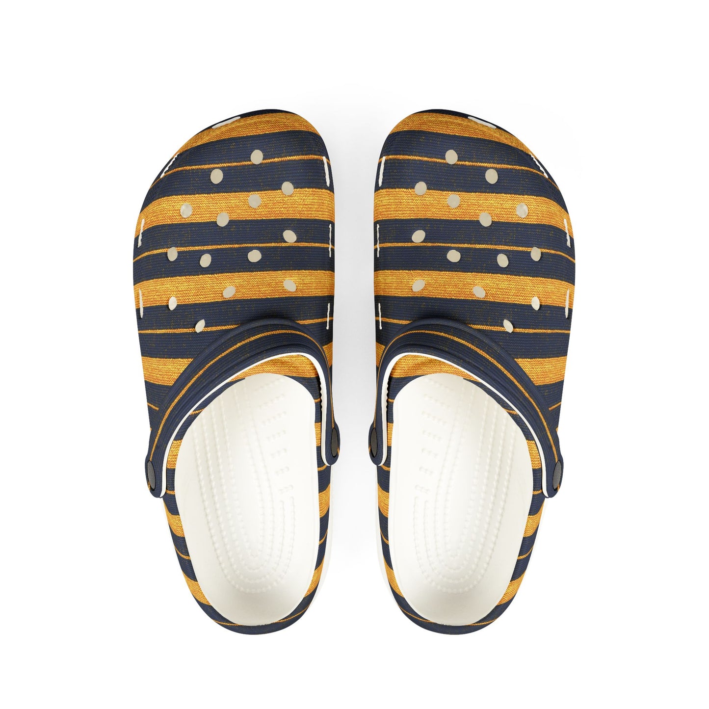 "Golden Ensign", Foam Rubber Clogs