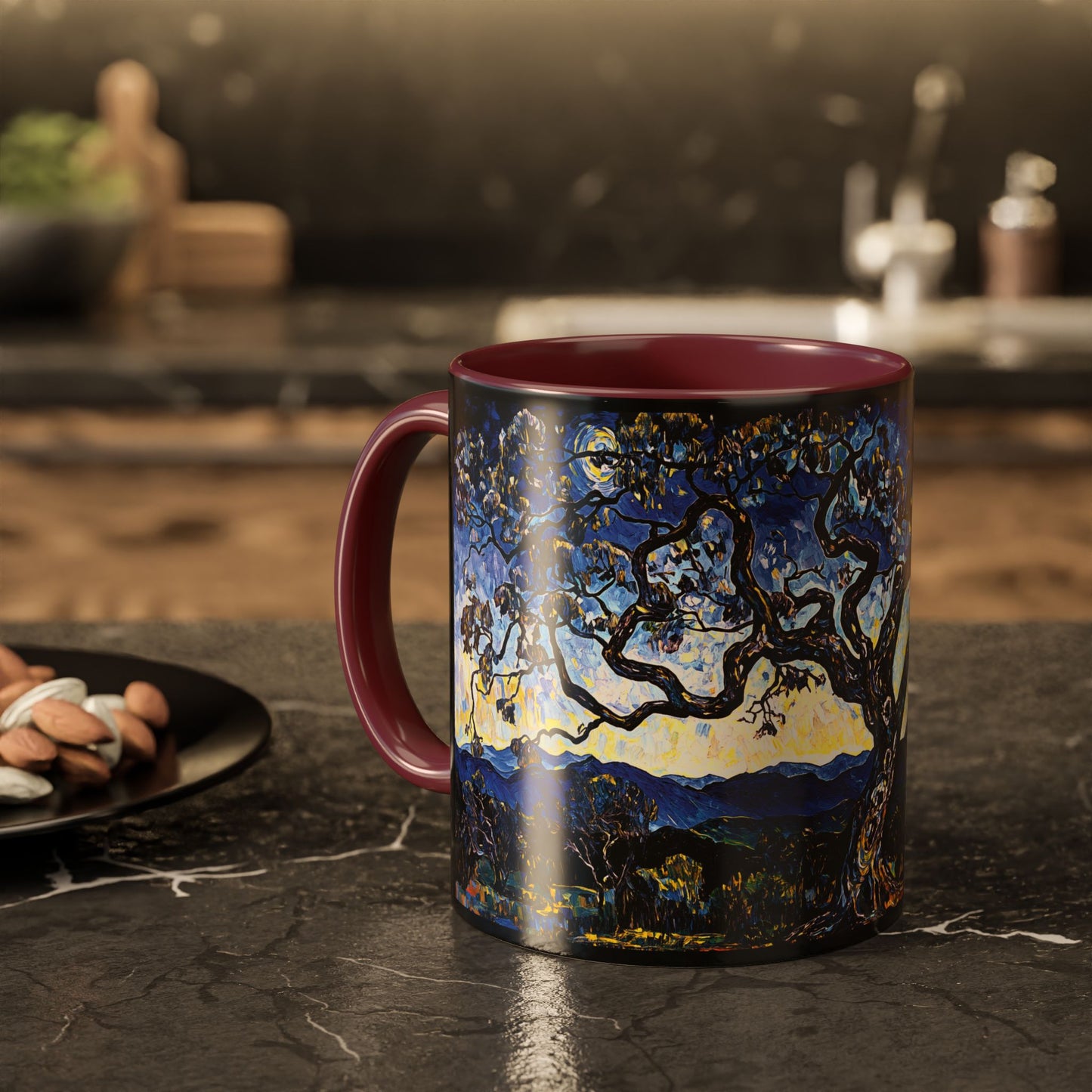 "Crann na Beannachd (Gaelic) - Tree of Blessing (English)", Colorful Mugs (11oz & 15oz)
