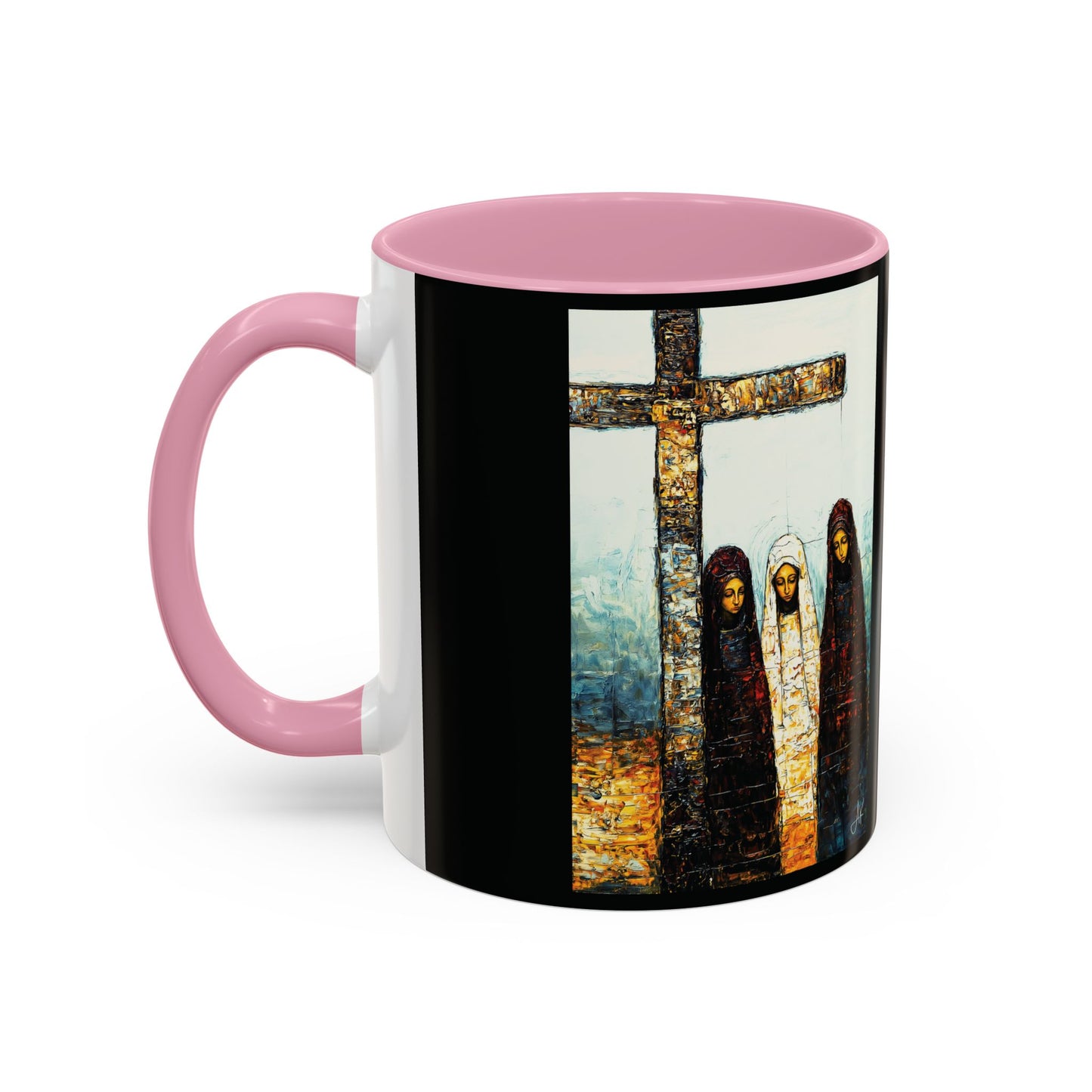 "At-the-Foot of the Cross - John 19:25", Colorful Mugs (11oz & 15oz)