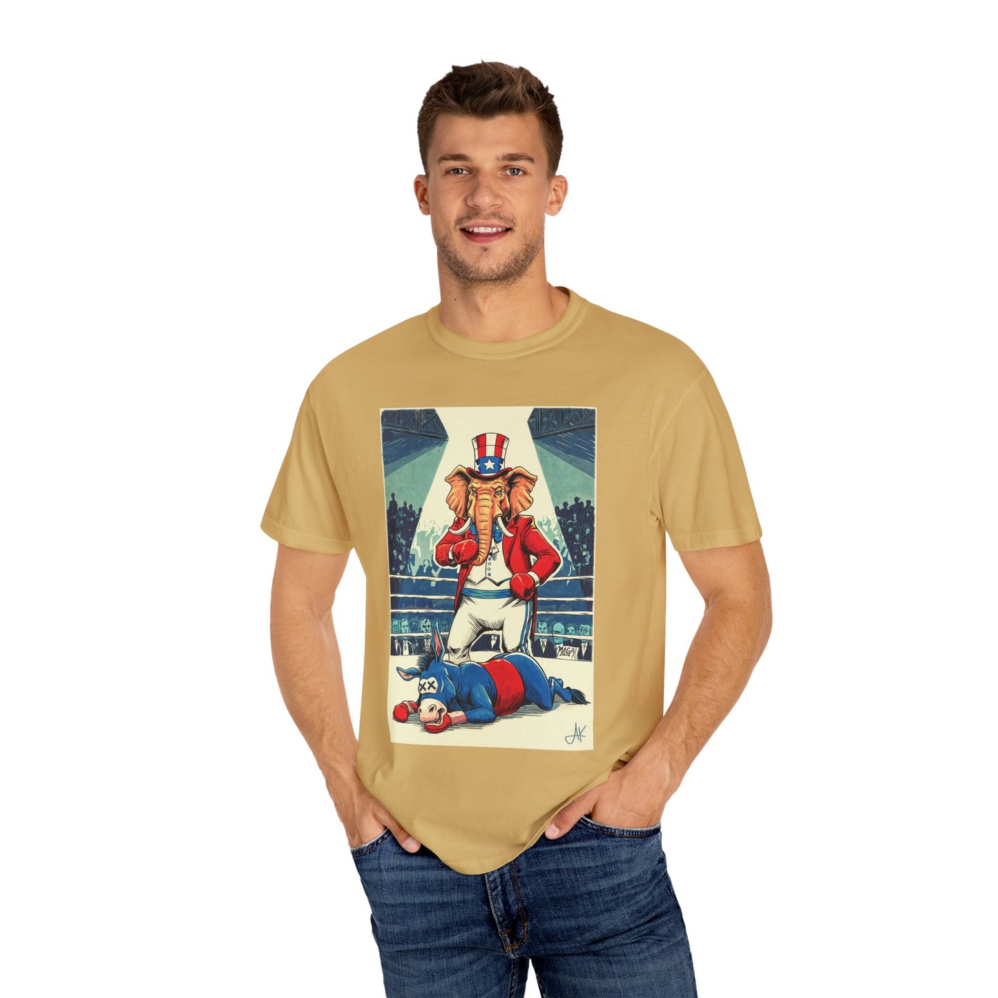 "Brutal Woke Knockout 2024", Unisex T-shirt (Light Colors)