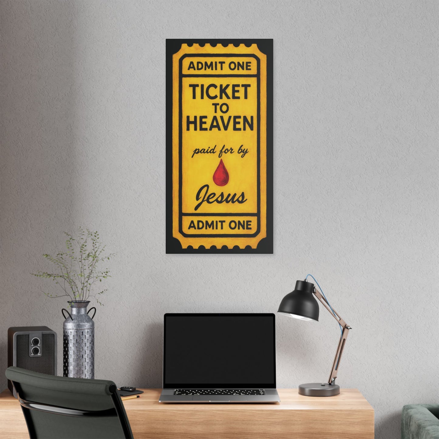 "The Golden Ticket", Stretched Classic Canvas Fine Art Print