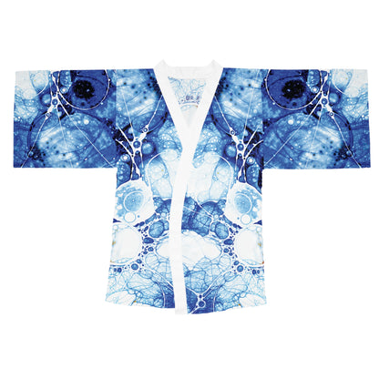 "Interconnectedness of Things", Long Sleeve Kimono Robe