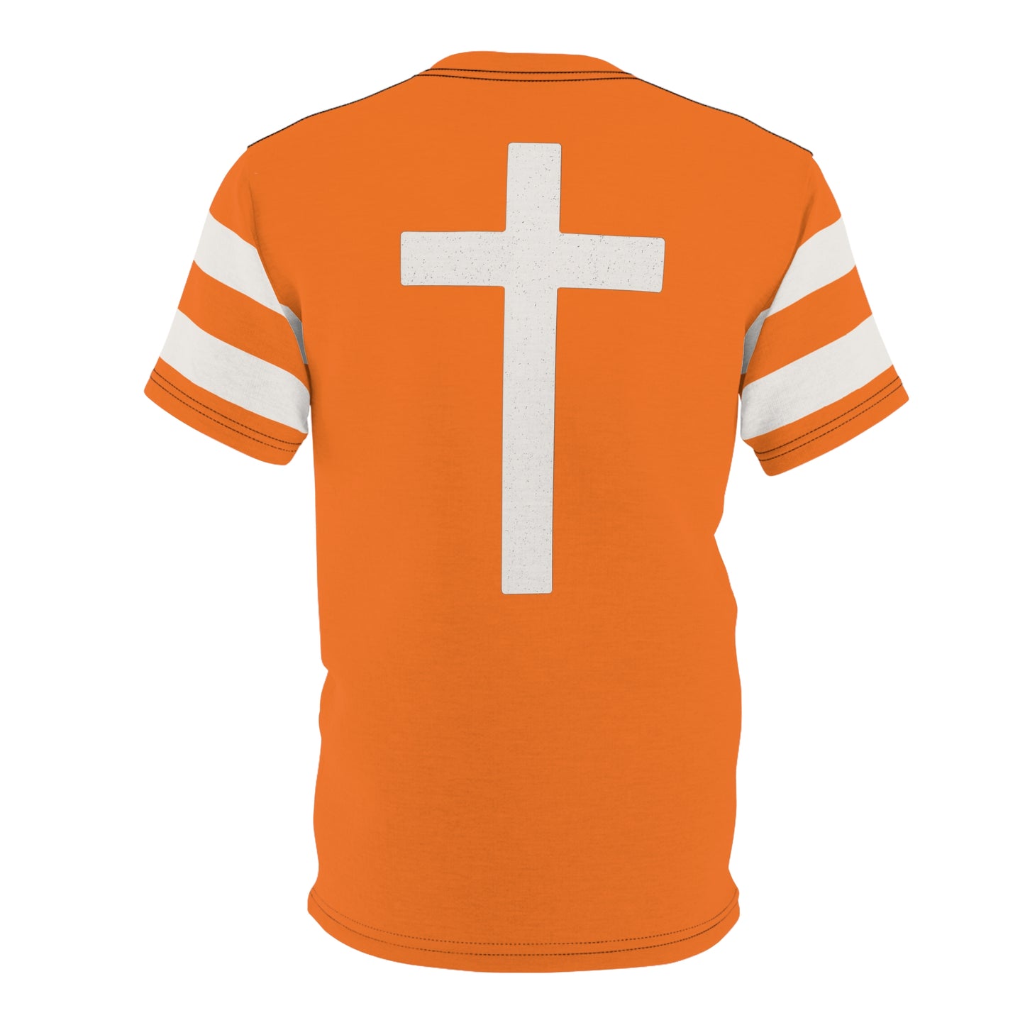 "Faith Overcomes Fear", Unisex Tee (Pumpkin Orange)