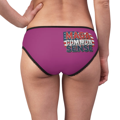 "MAGA Common Sense" #01, Women's Briefs (Fandango)