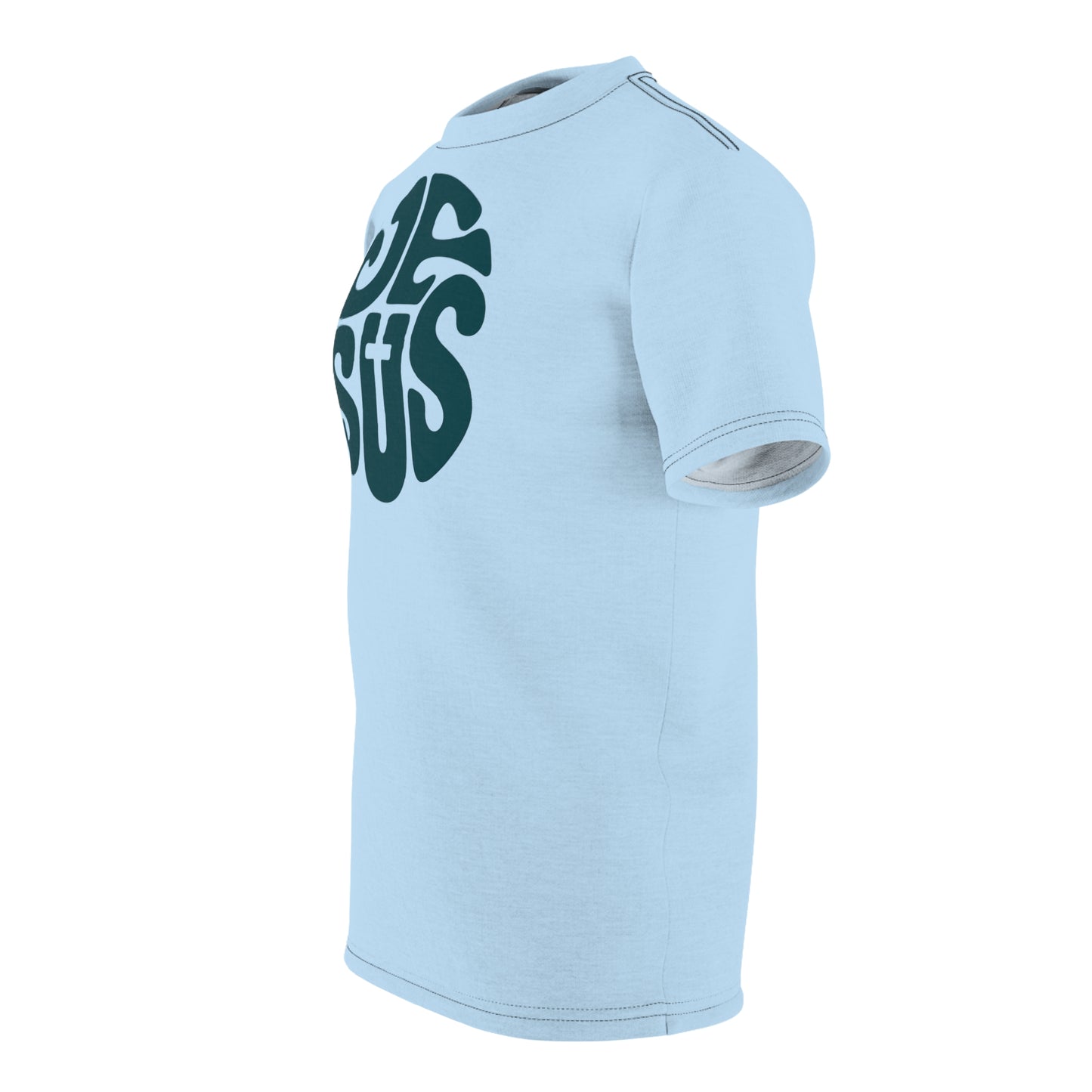 "Retro Jesus", Unisex T-shirt (Arctic Paradise)