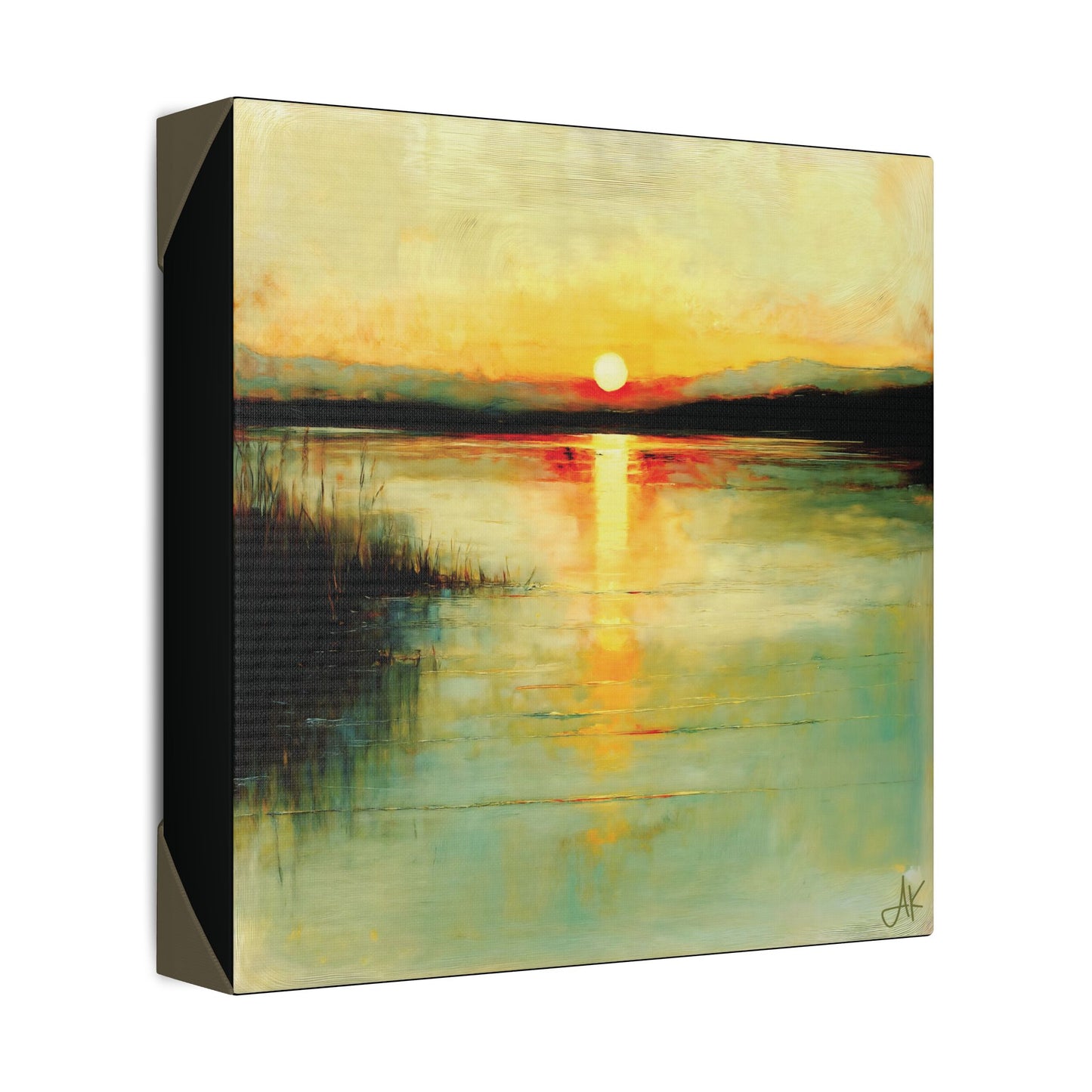 "Today Becomes Yesterday", Stretched Classic Canvas Fine Art Print
