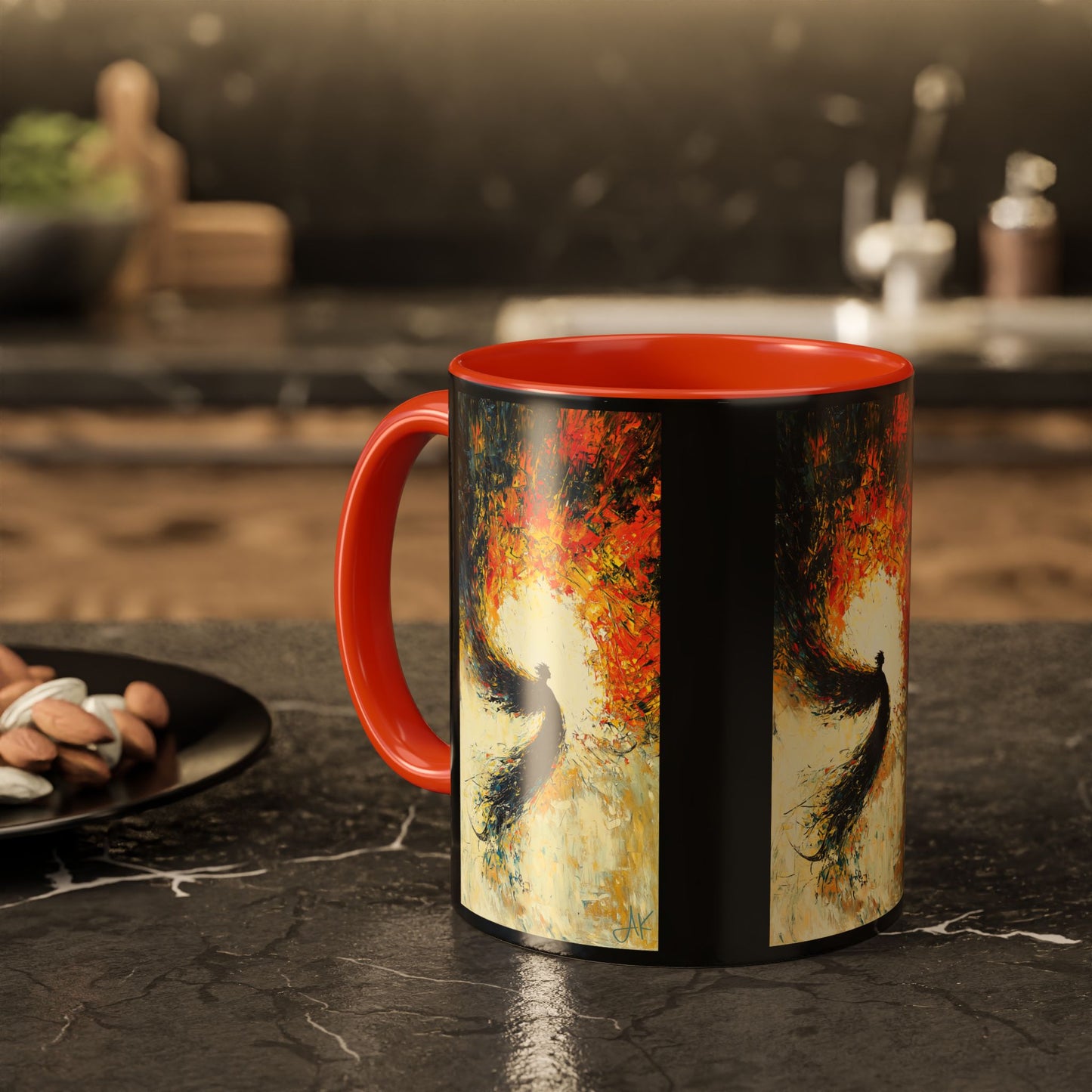 "Seraphic Aegis", Colorful Mugs (11oz, 15oz)