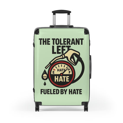 "The Tolerant Left", Suitcase (Soft Lime Green)