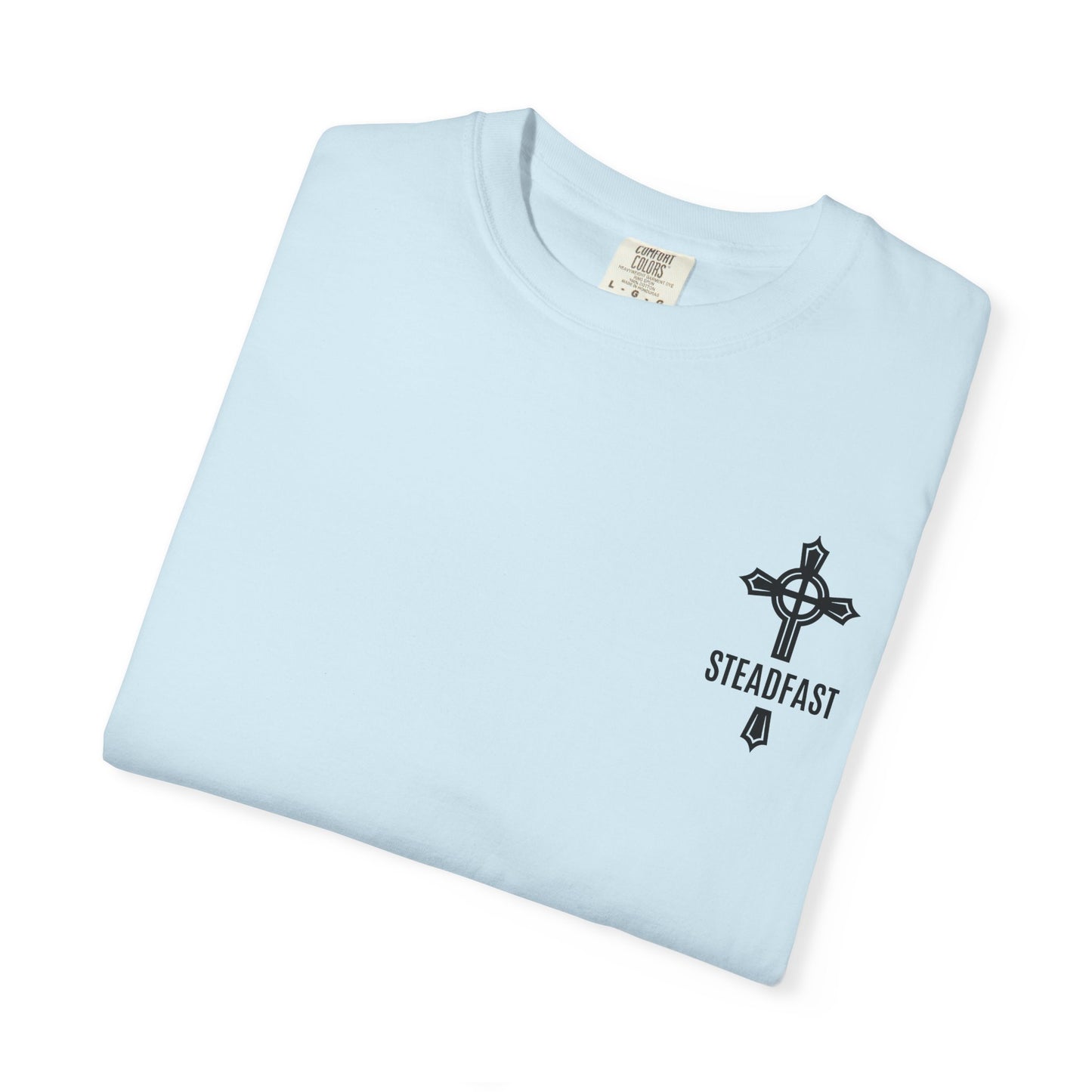 "Steadfast Cross in Black", Unisex T-shirt