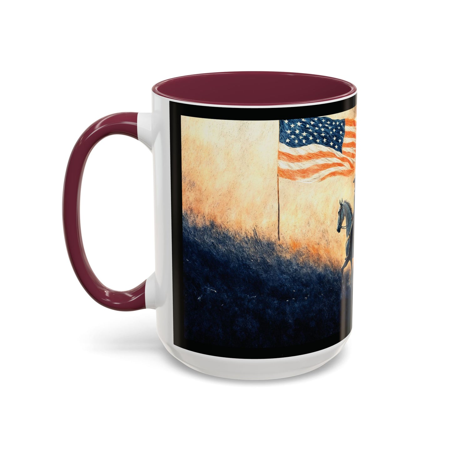 "Liberty under God", Colorful Mugs (11oz, 15oz)