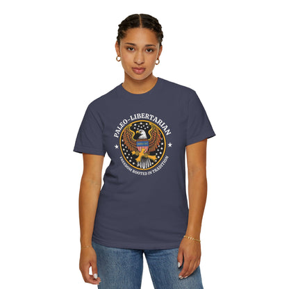 "Paleo-Libertarian" #01, Unisex T-shirt (Dark Colors)