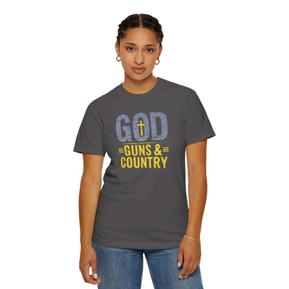 "God Guns & Country" #01, Unisex T-shirt