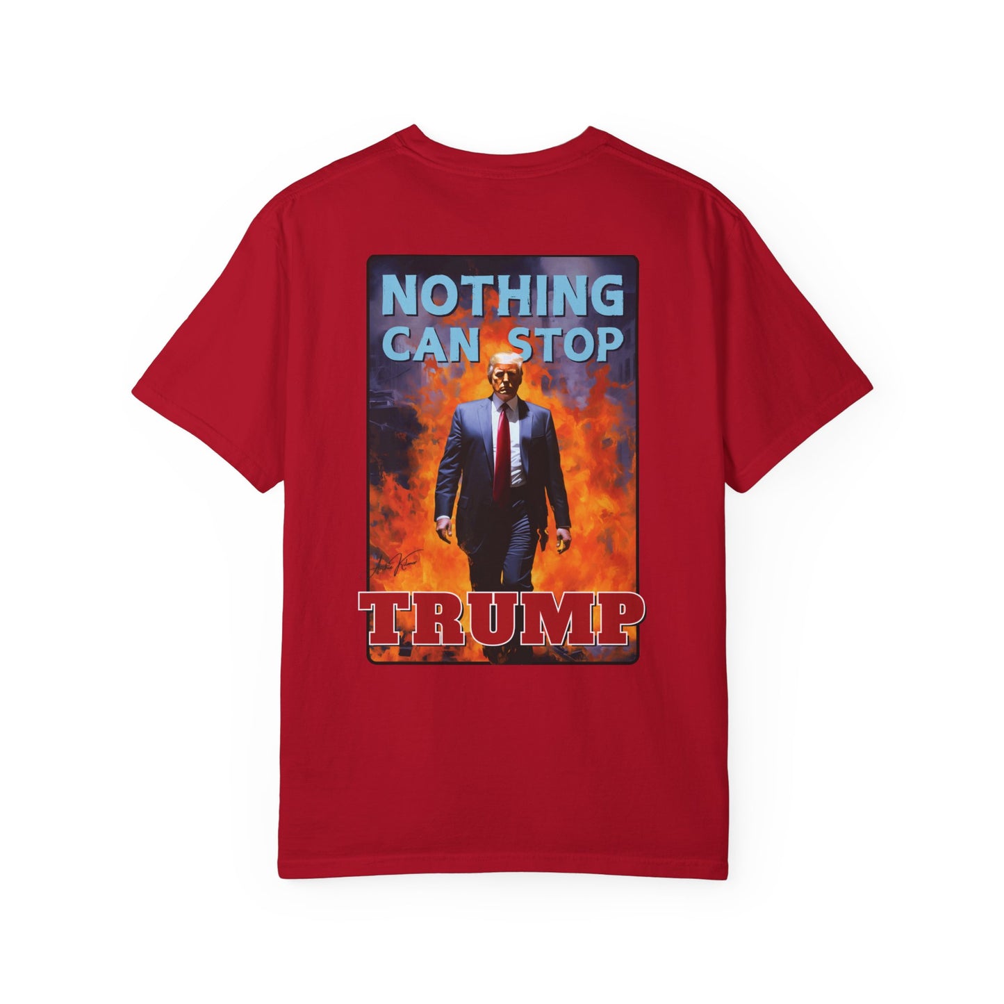 "Nothing Can Stop Trump", Unisex T-shirt (Dark Colors)