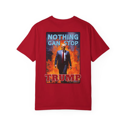 "Nothing Can Stop Trump", Unisex T-shirt (Dark Colors)