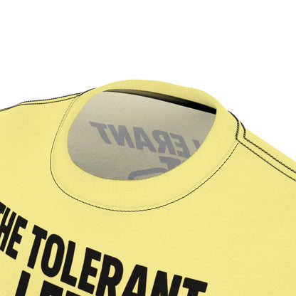 "The Tolerant Left", Unisex T-shirt (The First Daffodil)