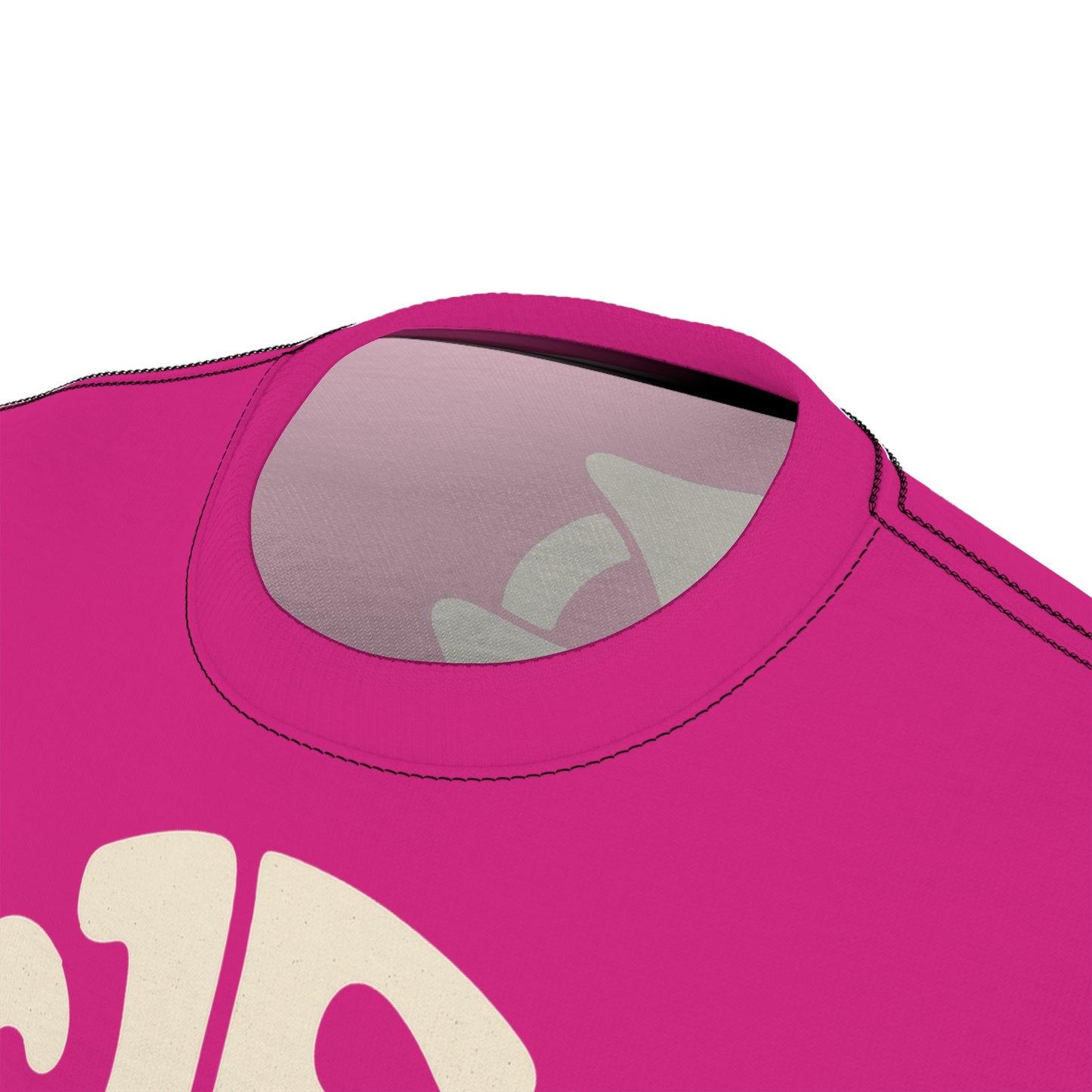 "Retro Jesus", Unisex T-shirt (Barbie Pink)