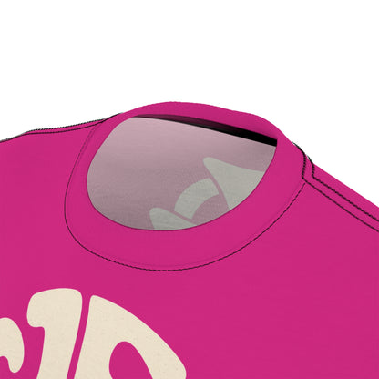 "Retro Jesus", Unisex T-shirt (Barbie Pink)