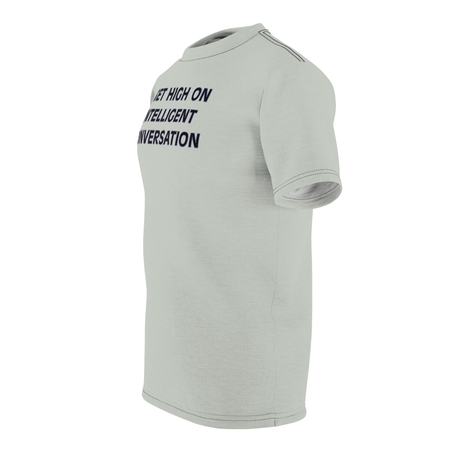 "Intelligent Conversation", Unisex T-shirt (Vitreous Green)