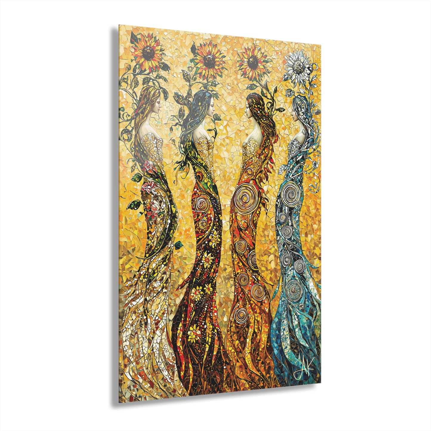 "Divine Femininity" #02, Fine Art Acrylic Wall Prints (French Cleat Hanging)