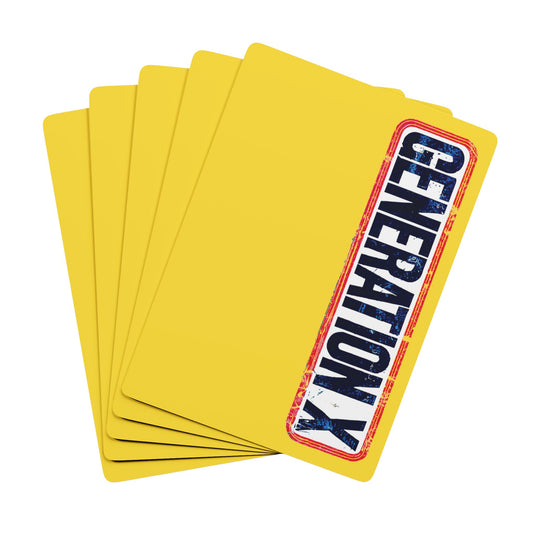 "Generation X", Retro Playing Cards (Lady Finger Banana)