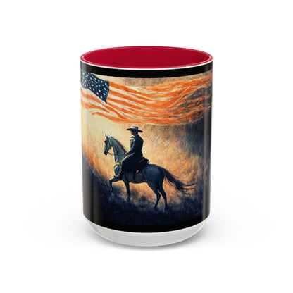 "Liberty under God", Colorful Mugs (11oz, 15oz)