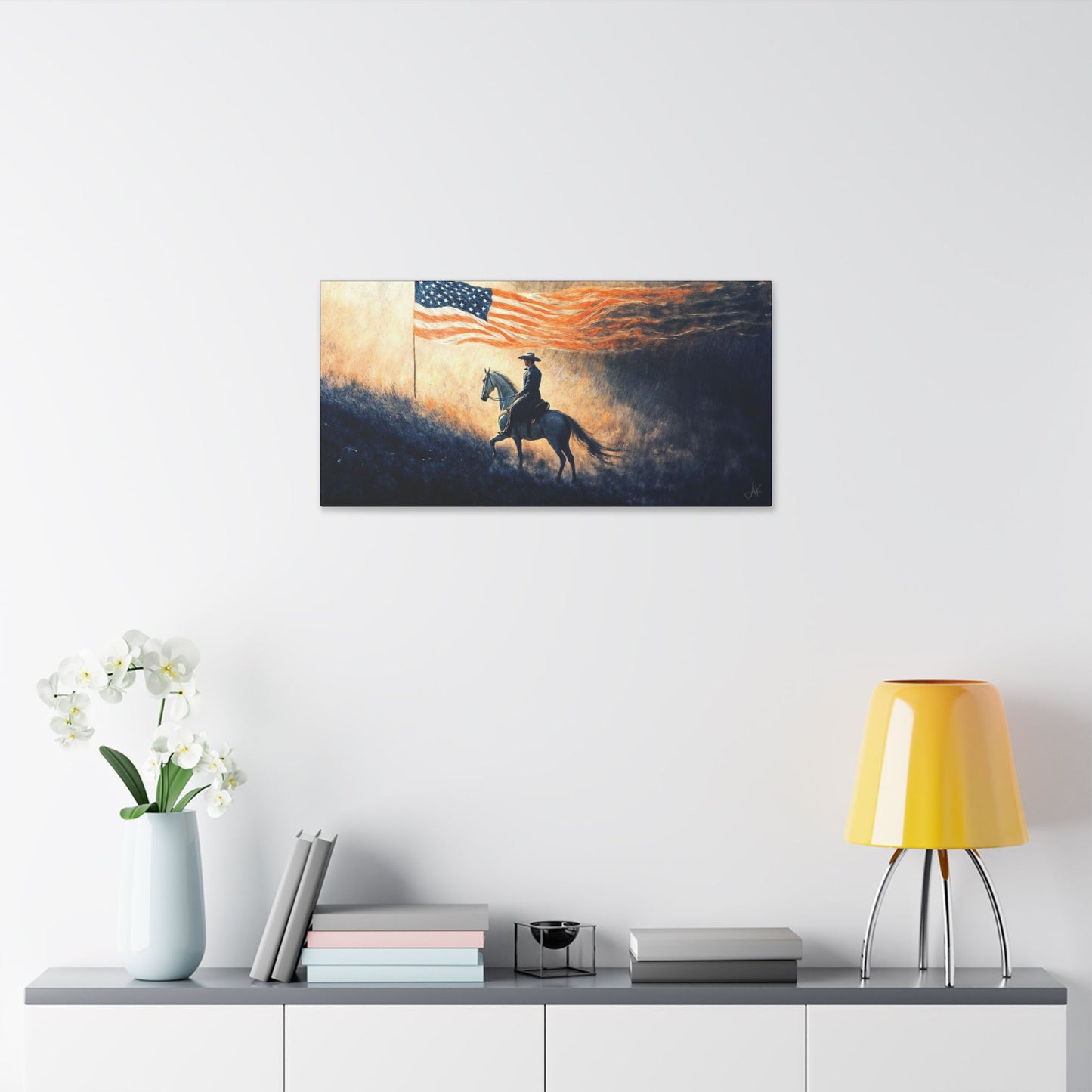 "Liberty under God", Stretched Classic Canvas Fine Art Print