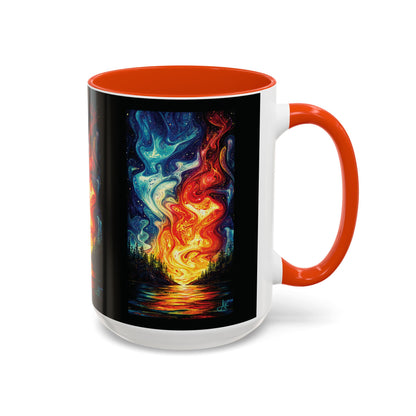 "Naomh Solus (Gaelic) - Sacred Light (English)", Colorful Mugs (11oz, 15oz)