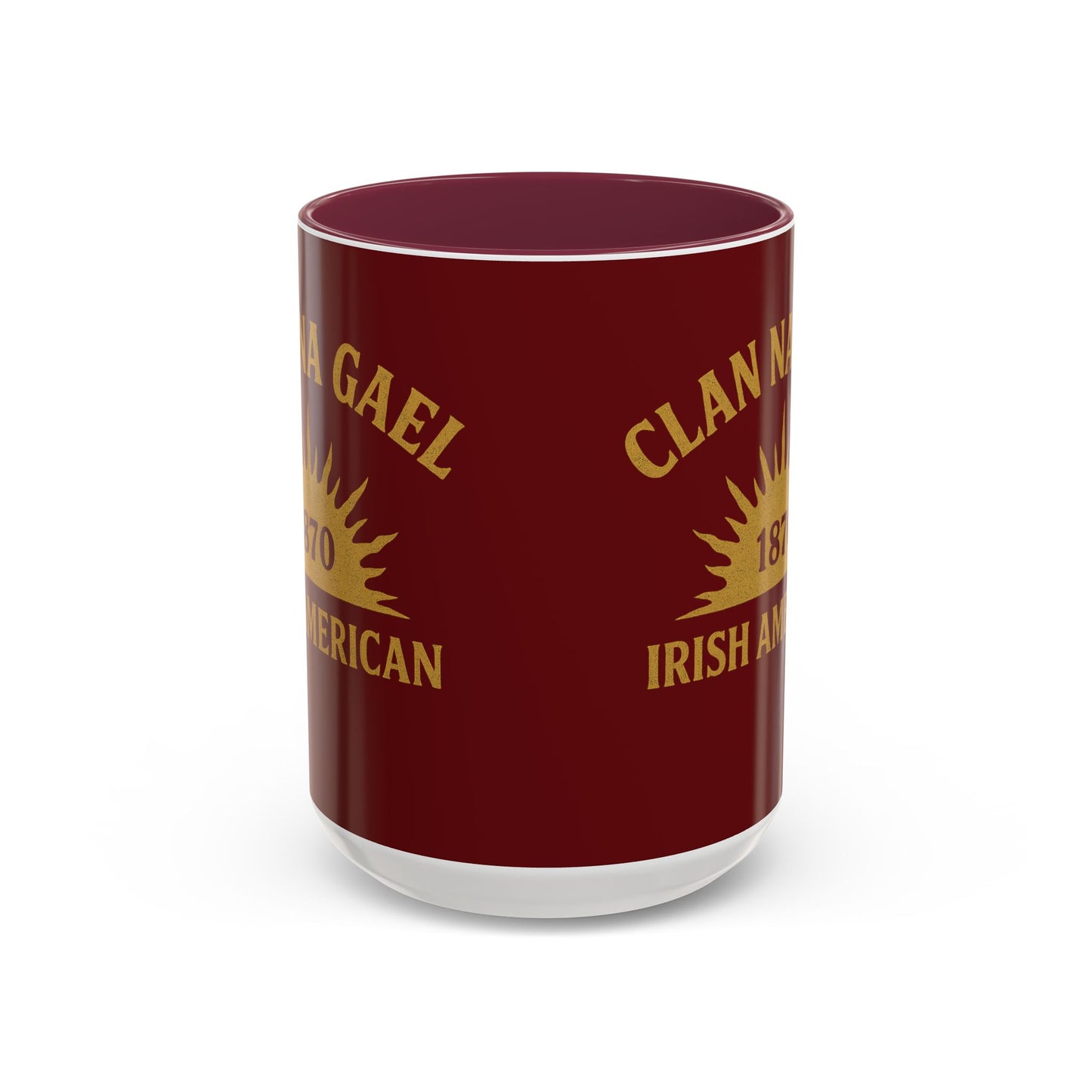 "Clan na Gael - Irish American", Colorful Mugs (11oz, 15oz) (Palladius Red)