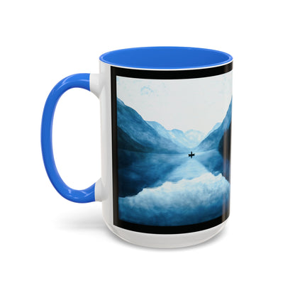 "Connected in Silence - Psalm 46:10", Colorful Mugs (11oz, 15oz)